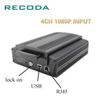 Full Screen Preview Mobile DVR Camera Systems 1080P 4Ch HDD/SD 4G/WIFI/GPS