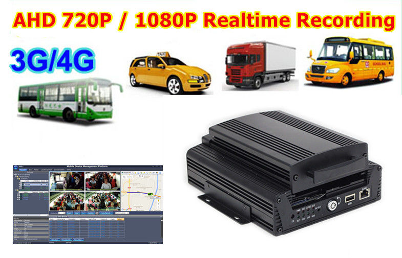 H.264 720 P AHD 3G Mobile DVR Car Black Box Recorder With WIFI GPS G sensor