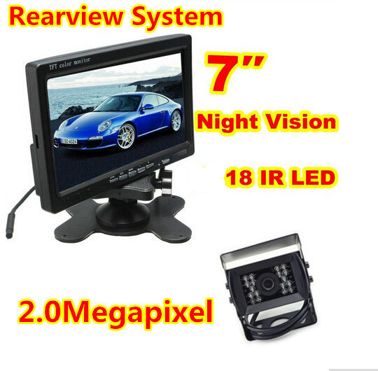 2.0 Megapixel Car Reversing Camera System , Metal Case Box Truck Reversing Camera